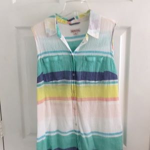 3 for $15 sale! Multi striped summer top